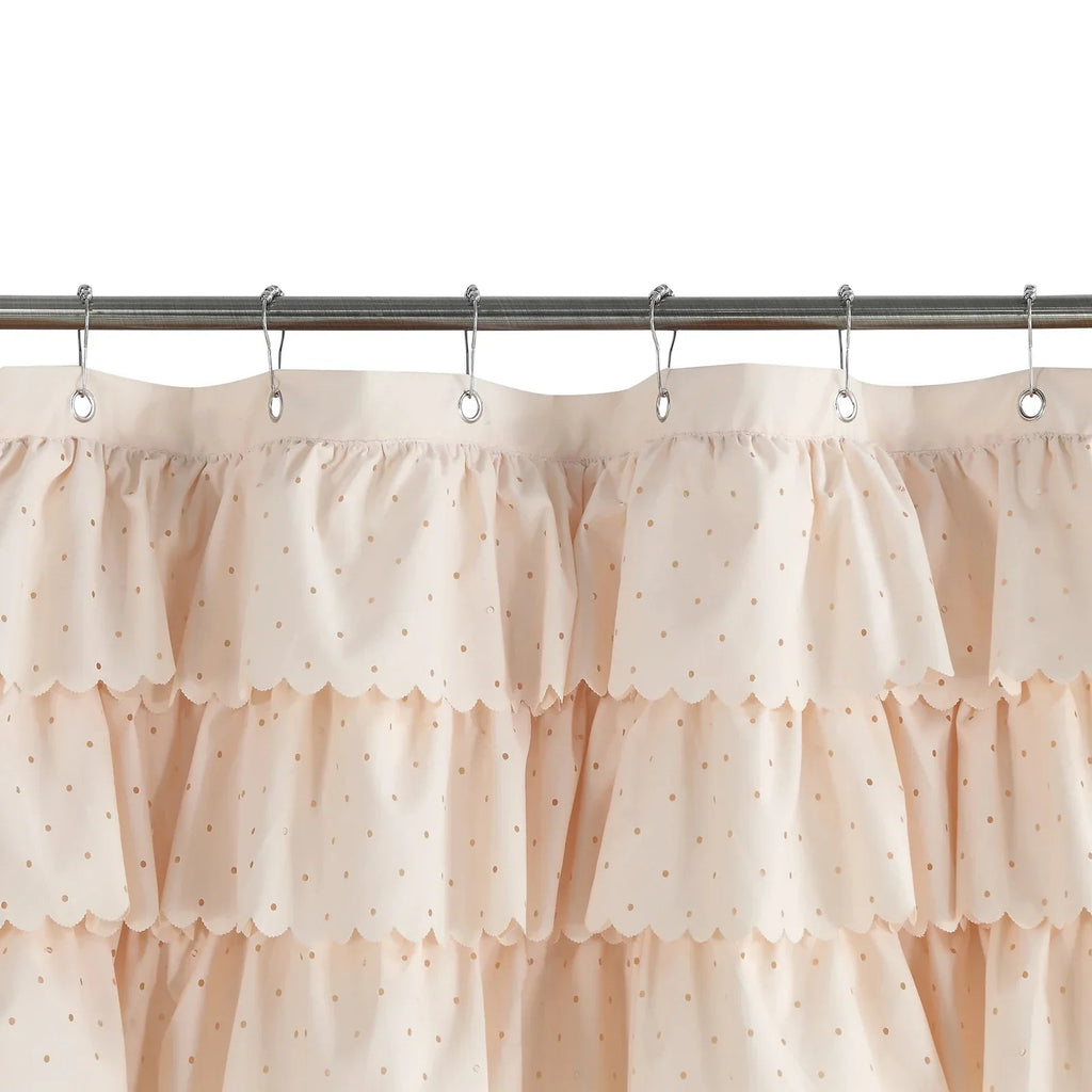 Waterproof Linen-Look Shower Curtain (Rust-Resistant Grommets)