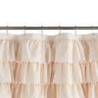 Waterproof Linen-Look Shower Curtain (Rust-Resistant Grommets)