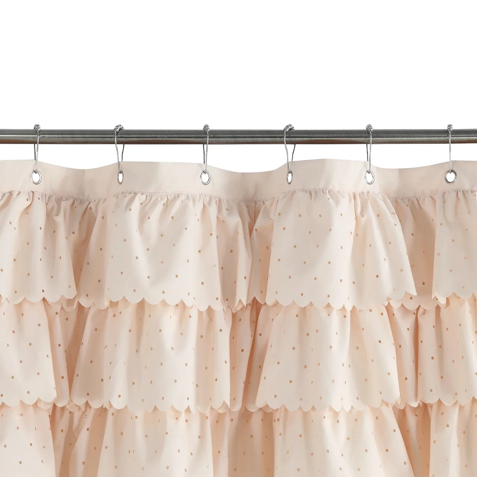 Waterproof Linen-Look Shower Curtain (Rust-Resistant Grommets)