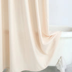 Waterproof Linen-Look Shower Curtain (Rust-Resistant Grommets)