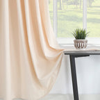 Waterproof Linen-Look Shower Curtain (Rust-Resistant Grommets)