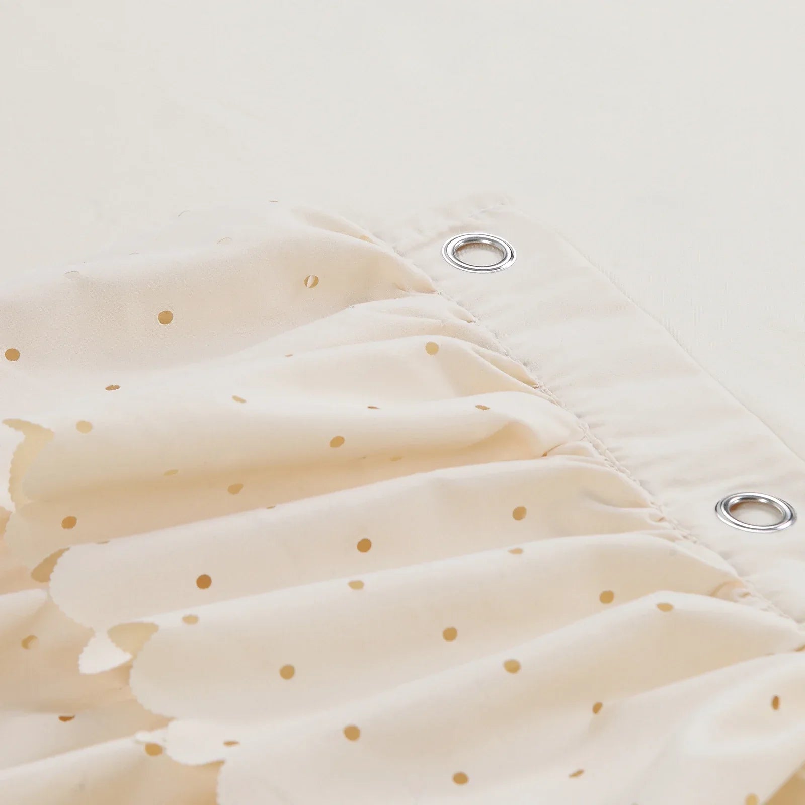 Waterproof Linen-Look Shower Curtain (Rust-Resistant Grommets)