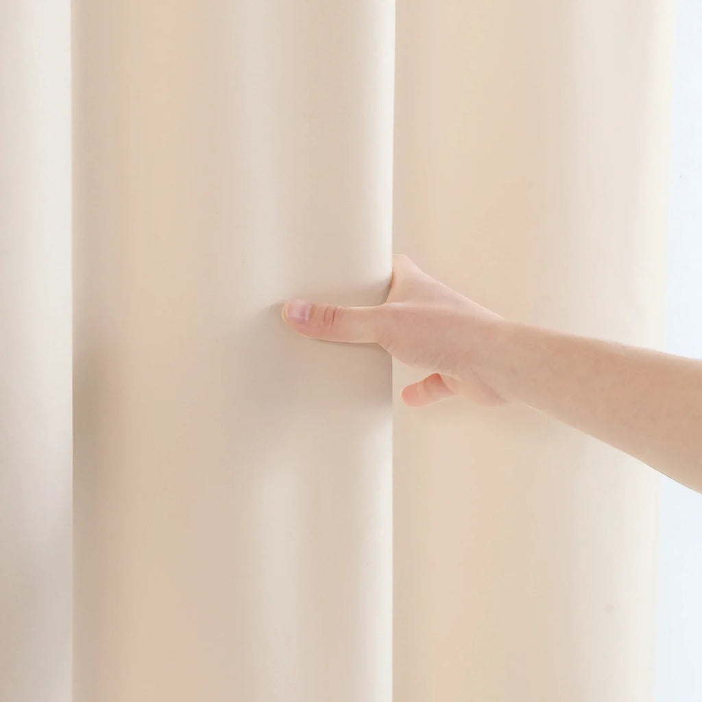 Waterproof Linen-Look Shower Curtain (Rust-Resistant Grommets)
