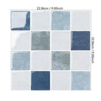 Waterproof & Oil-Resistant Peel-And-Stick 3D Backsplash Tile (9 x 9 in)