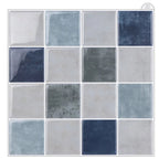 Waterproof & Oil-Resistant Peel-And-Stick 3D Backsplash Tile (9 x 9 in)