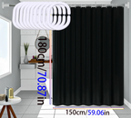 Waterproof PEVA Mildew-Resistant Shower Curtain Liner