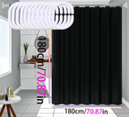 Waterproof PEVA Mildew-Resistant Shower Curtain Liner
