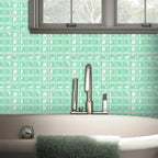 Waterproof Peel-And-Stick 3D Mosaic Wall Tiles (Set of 10)