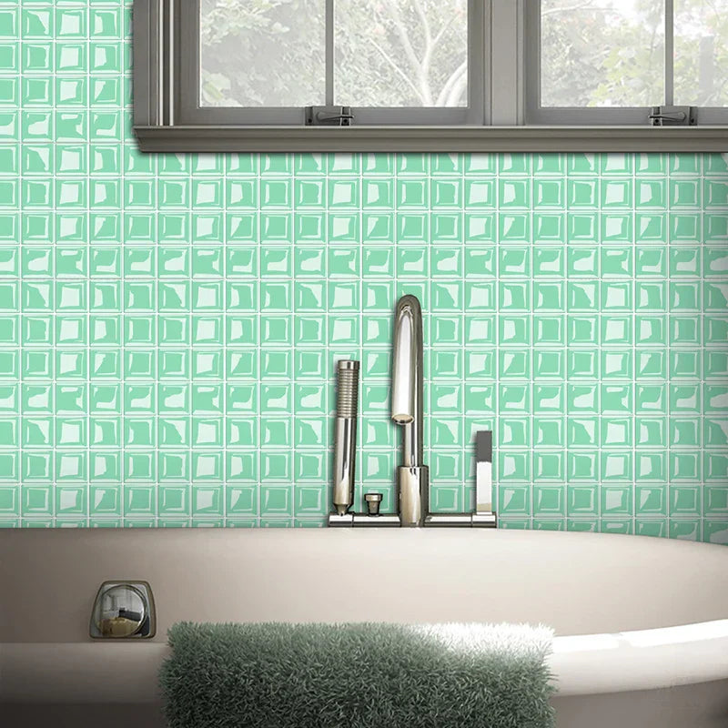 Waterproof Peel-And-Stick 3D Mosaic Wall Tiles (Set of 10)