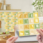 Waterproof Peel-And-Stick 3D Mosaic Wall Tiles (Set of 10)