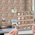Waterproof Peel-And-Stick 3D Mosaic Wall Tiles (Set of 10)