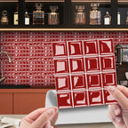 Waterproof Peel-And-Stick 3D Mosaic Wall Tiles (Set of 10)