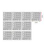 Waterproof Peel-And-Stick 3D Mosaic Wall Tiles (Set of 10)