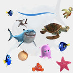 Waterproof Peel-And-Stick 3D Ocean Wall Stickers