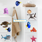 Waterproof Peel-And-Stick 3D Ocean Wall Stickers