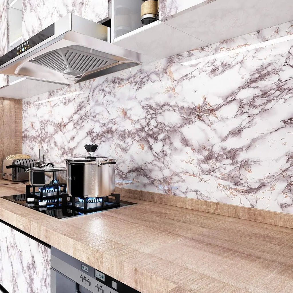 Waterproof Peel & Stick Marble Vinyl Tile