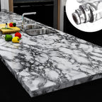 Waterproof Peel & Stick Marble Vinyl Tile