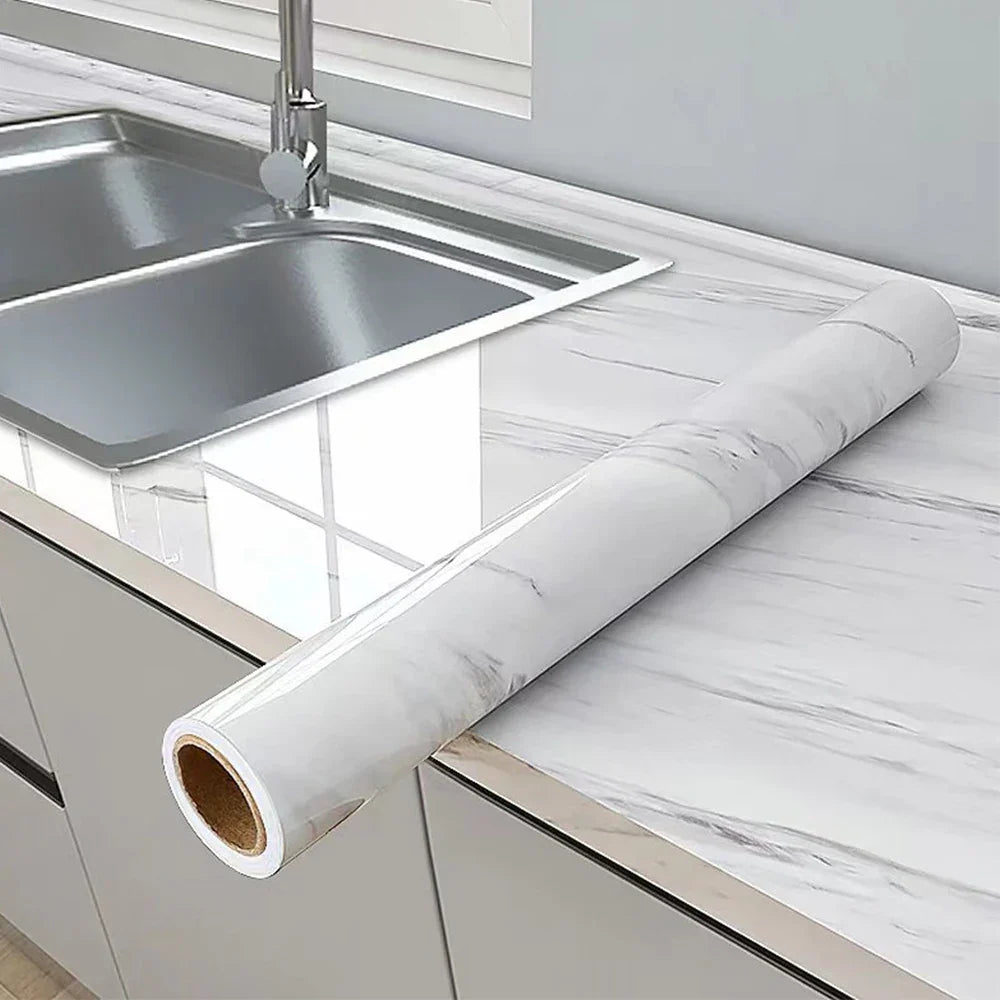 Waterproof Peel & Stick Marble Vinyl Tile