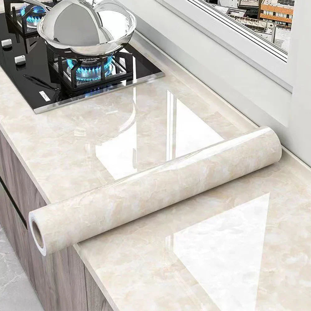 Waterproof Peel & Stick Marble Vinyl Tile