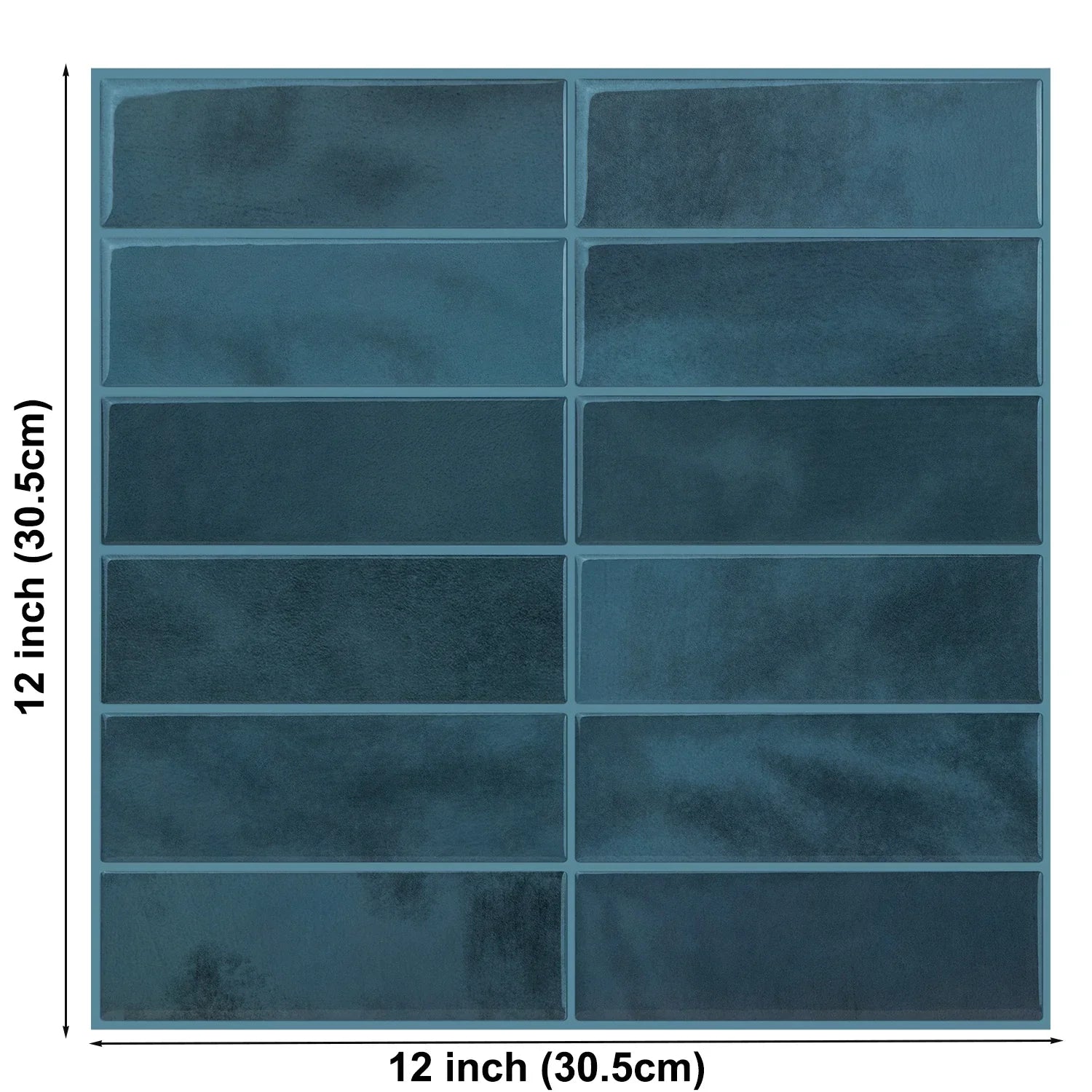Waterproof Peel-and-Stick 3D Textured Wall Tiles