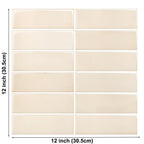 Waterproof Peel-and-Stick 3D Textured Wall Tiles