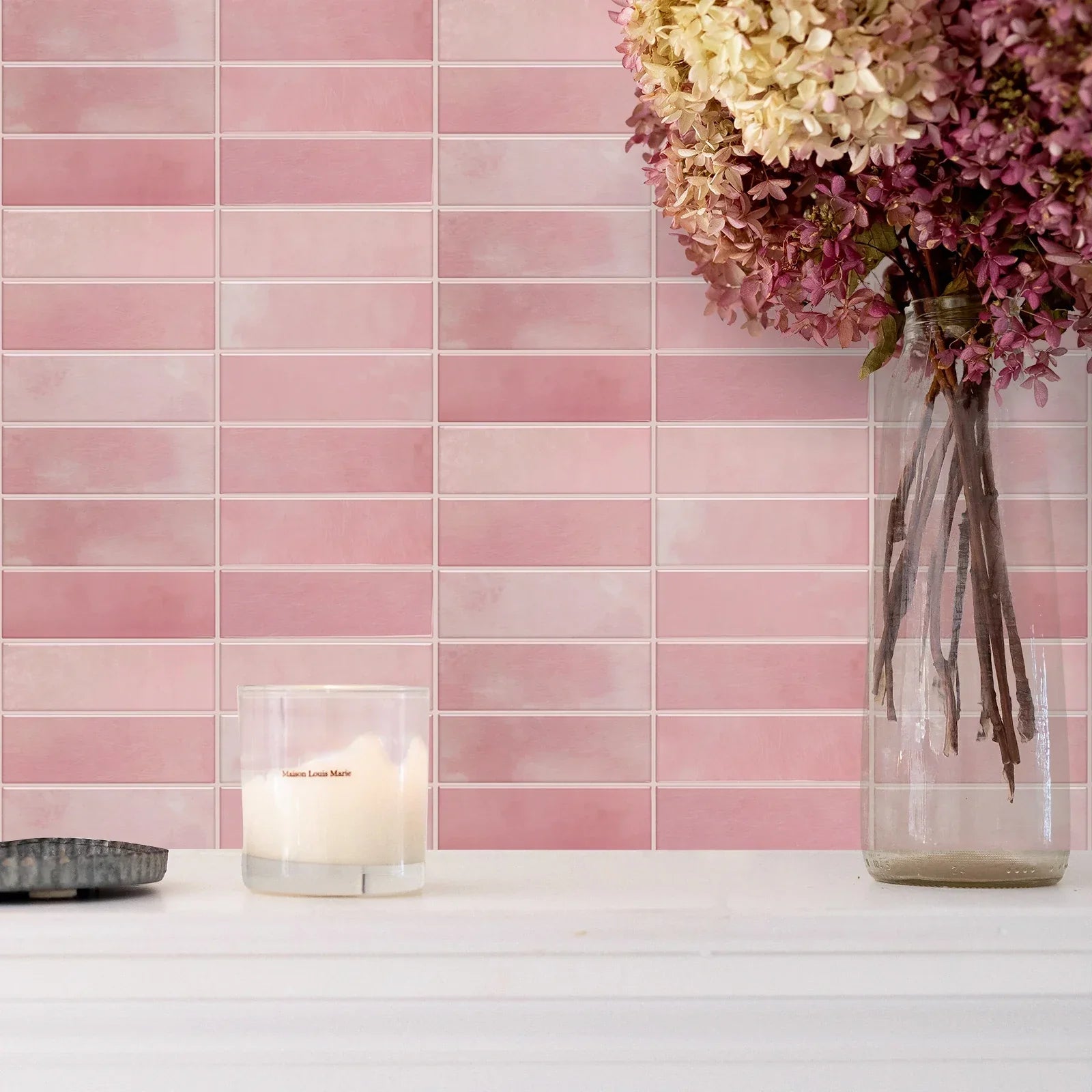 Waterproof Peel-and-Stick 3D Textured Wall Tiles