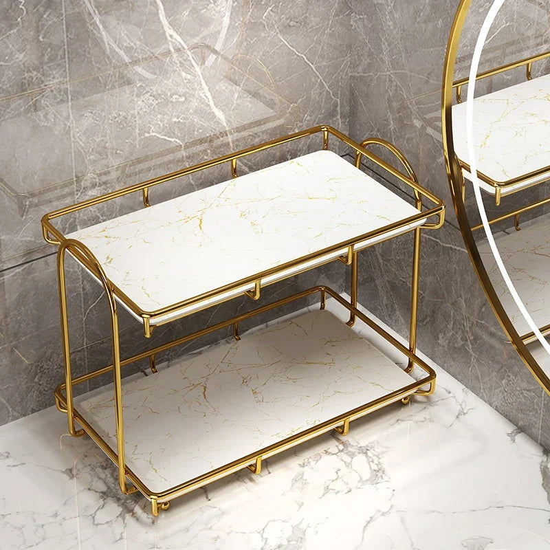 Waterproof Rust-Resistant Double-Tier Shelf