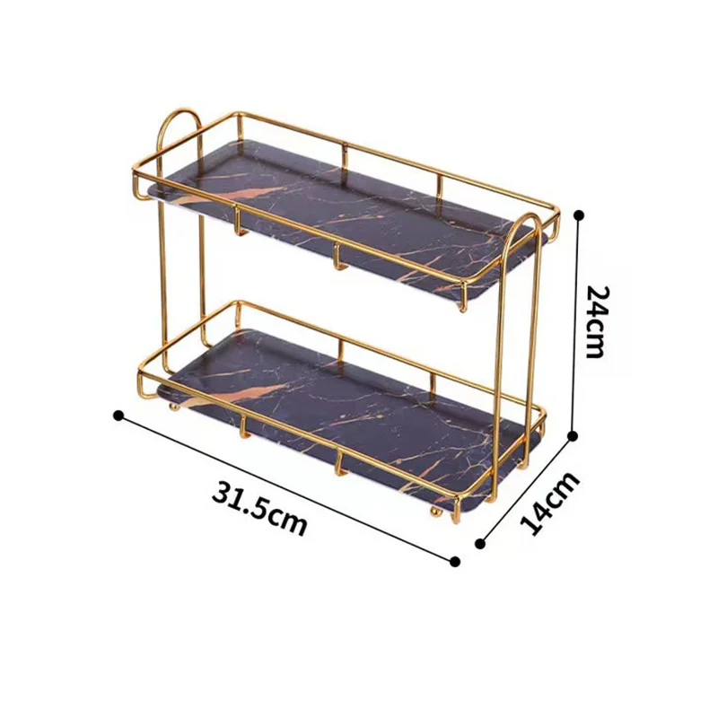 Waterproof Rust-Resistant Double-Tier Shelf
