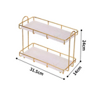Waterproof Rust-Resistant Double-Tier Shelf