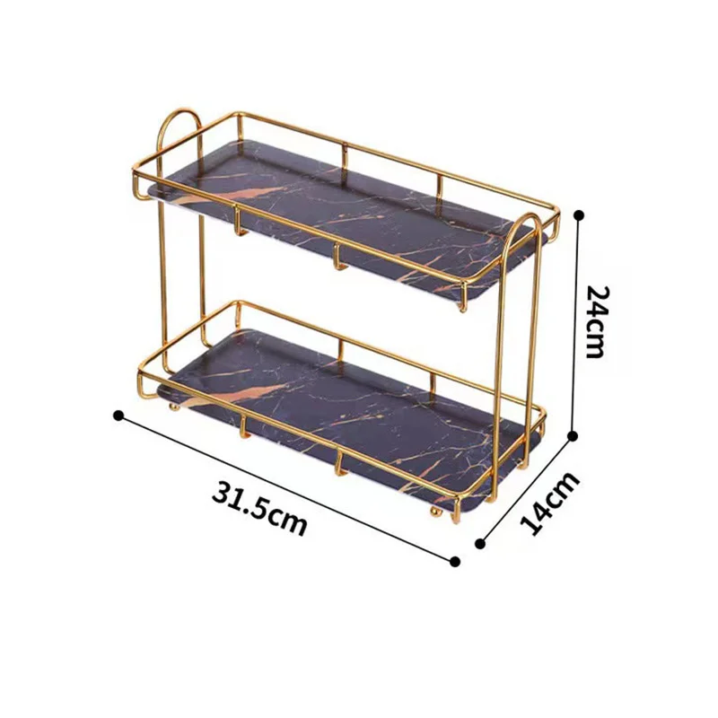 Waterproof Rust-Resistant Double-Tier Shelf