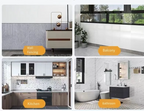 Waterproof Self-Adhesive 3D Marble Tiles (30x30 cm)