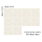 Waterproof Self-Adhesive Vinyl Tile Stickers (Set of 10)