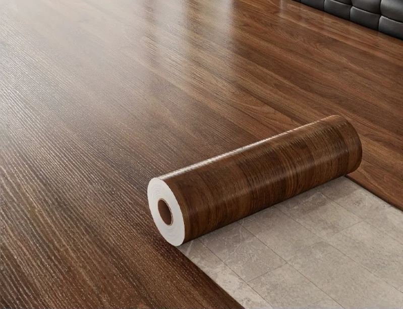 Waterproof & Self-Adhesive Wood-Look Floor Tiles