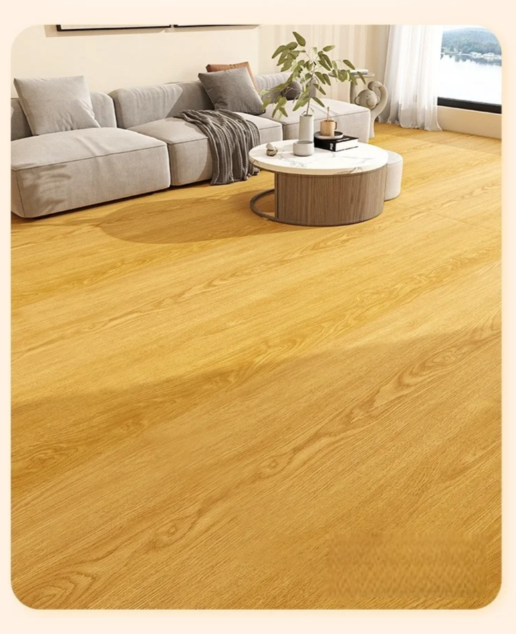 Waterproof & Self-Adhesive Wood-Look Floor Tiles