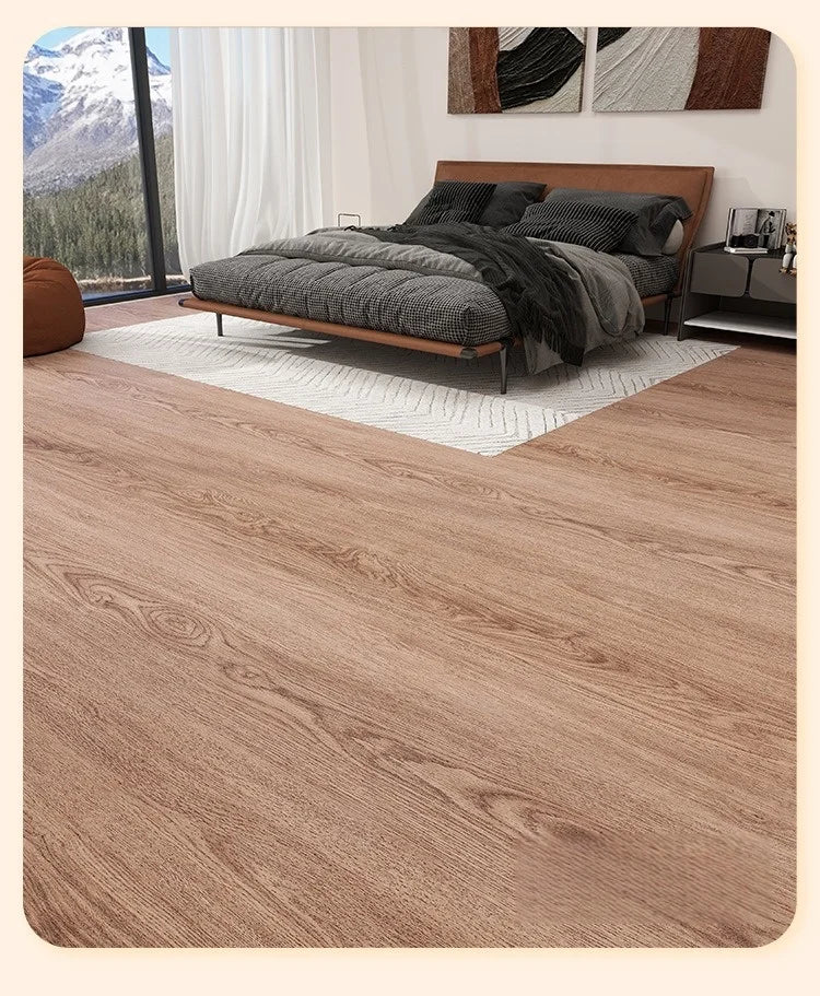 Waterproof & Self-Adhesive Wood-Look Floor Tiles