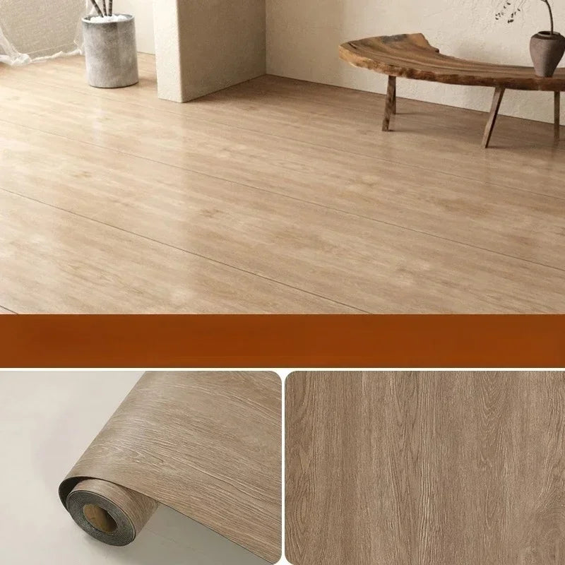 Waterproof & Self-Adhesive Wood-Look Floor Tiles