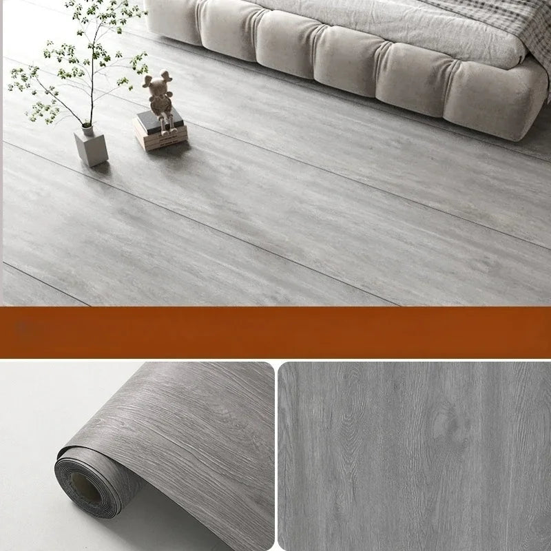 Waterproof & Self-Adhesive Wood-Look Floor Tiles