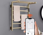 WiFi & Timer Wall-Mounted Stainless Steel Towel Warmer