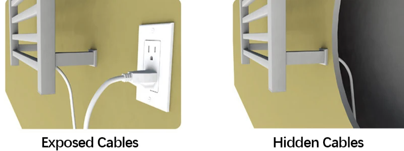 WiFi & Timer Wall-Mounted Stainless Steel Towel Warmer