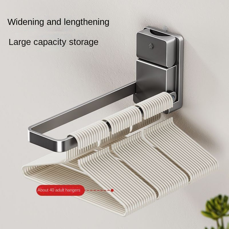 No-Drill Suction-Cup Foldable Towel Rack