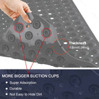 Heavy-Duty PVC Anti-Slip Shower Mat (Machine Washable)