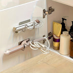 No-Drill 304 Stainless Steel Wall-Mounted Hair Tool Organizer