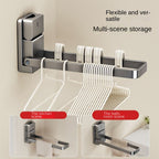 No-Drill Suction-Cup Foldable Towel Rack