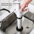 Power-Free PVC Drain Plunger (Toilet & Sink)