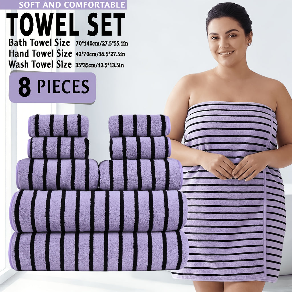 Ultra-Soft Quick-Drying Microfiber Towel Set (5-Piece)