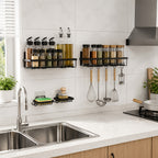 No-Drill Stainless Steel Shower Rack (6-Piece Set)