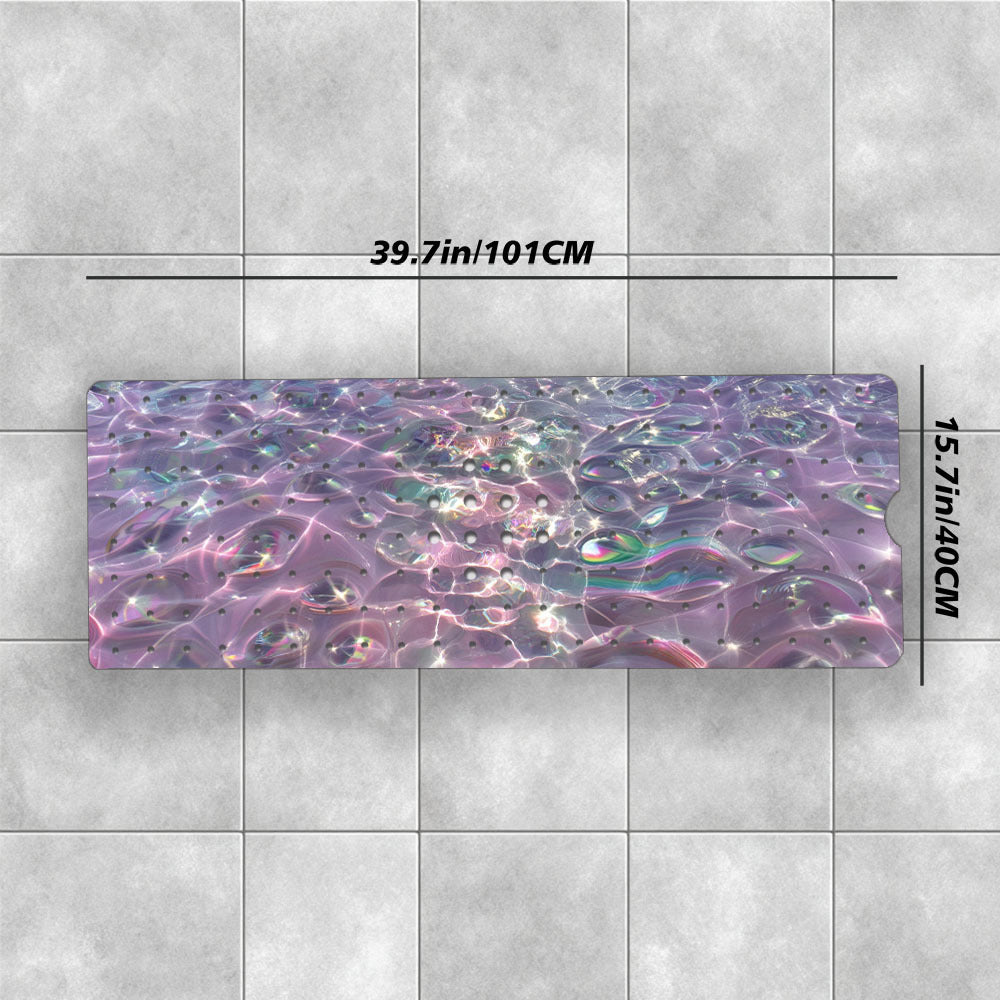 Non-Slip Cushioned Machine-Washable Bathtub Mat (40 x 101 cm)