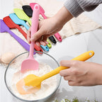 Heat-Resistant Food-Grade Silicone Scraper Set (Set of 4)