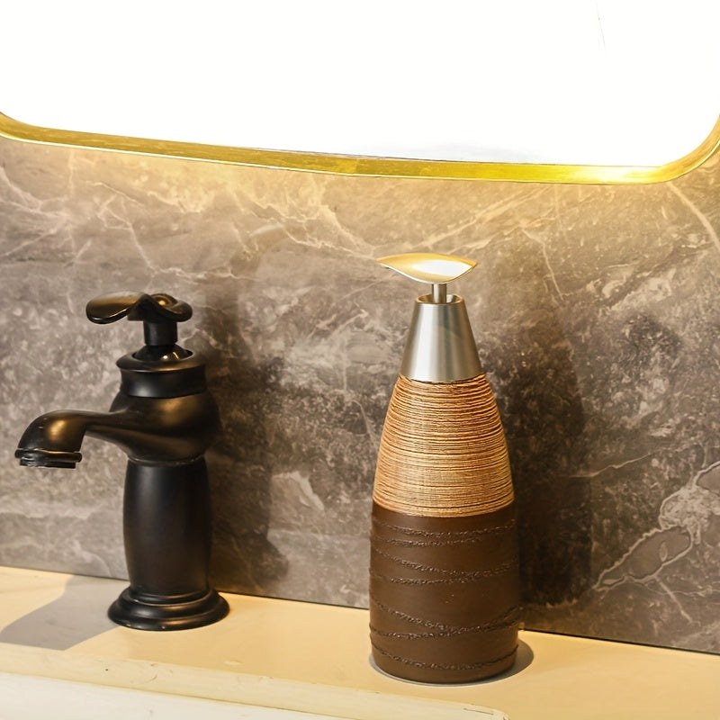 Refillable Ceramic Hand Pump Bottle
