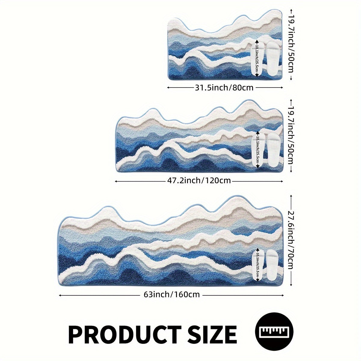 Extra-Soft & Absorbent Non-Slip Bath Rug